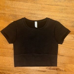 Aerie Workout Tight Fitted Crop Top